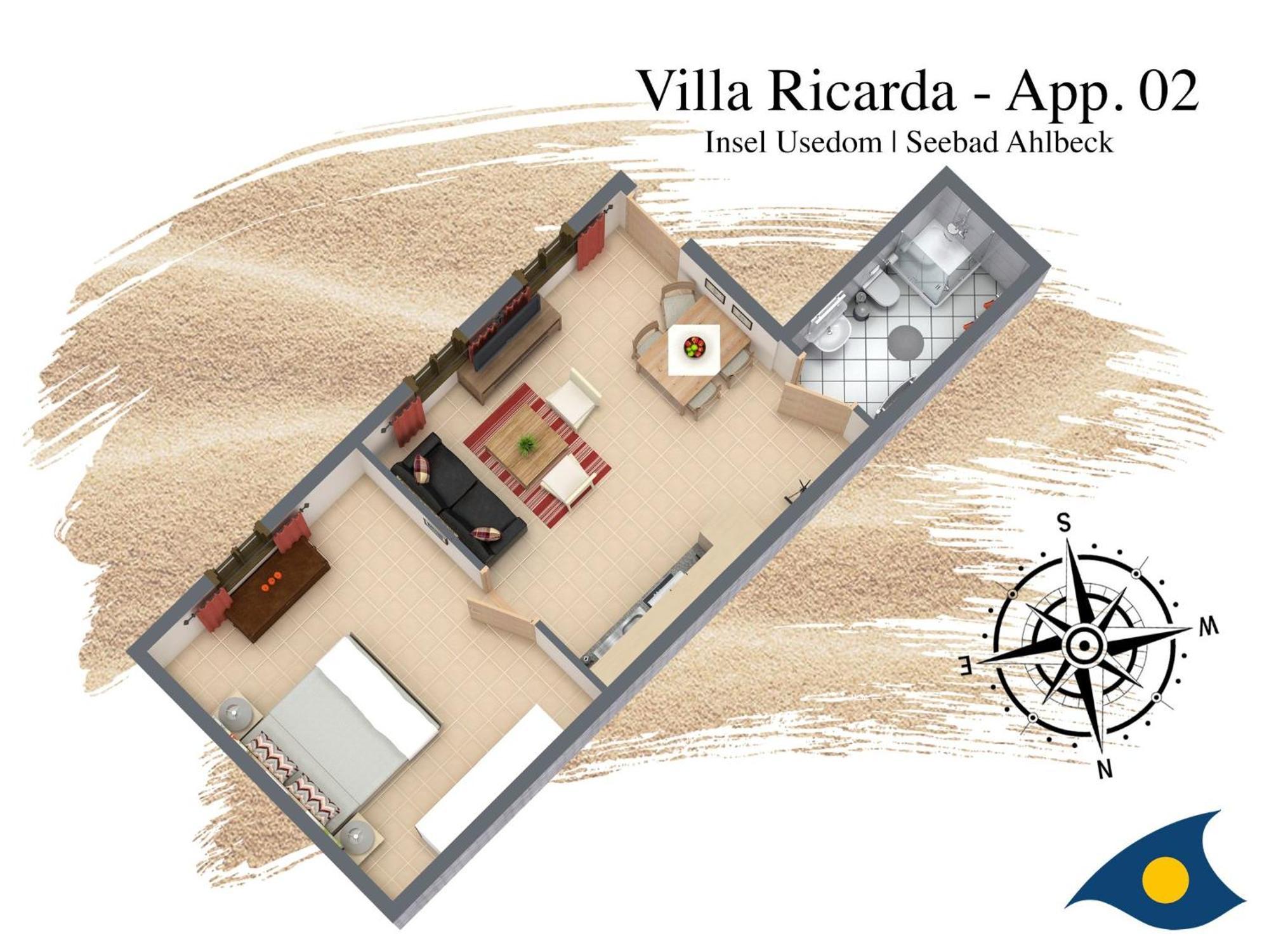 Villa Ricarda Whg 02 Херингсдорф Экстерьер фото